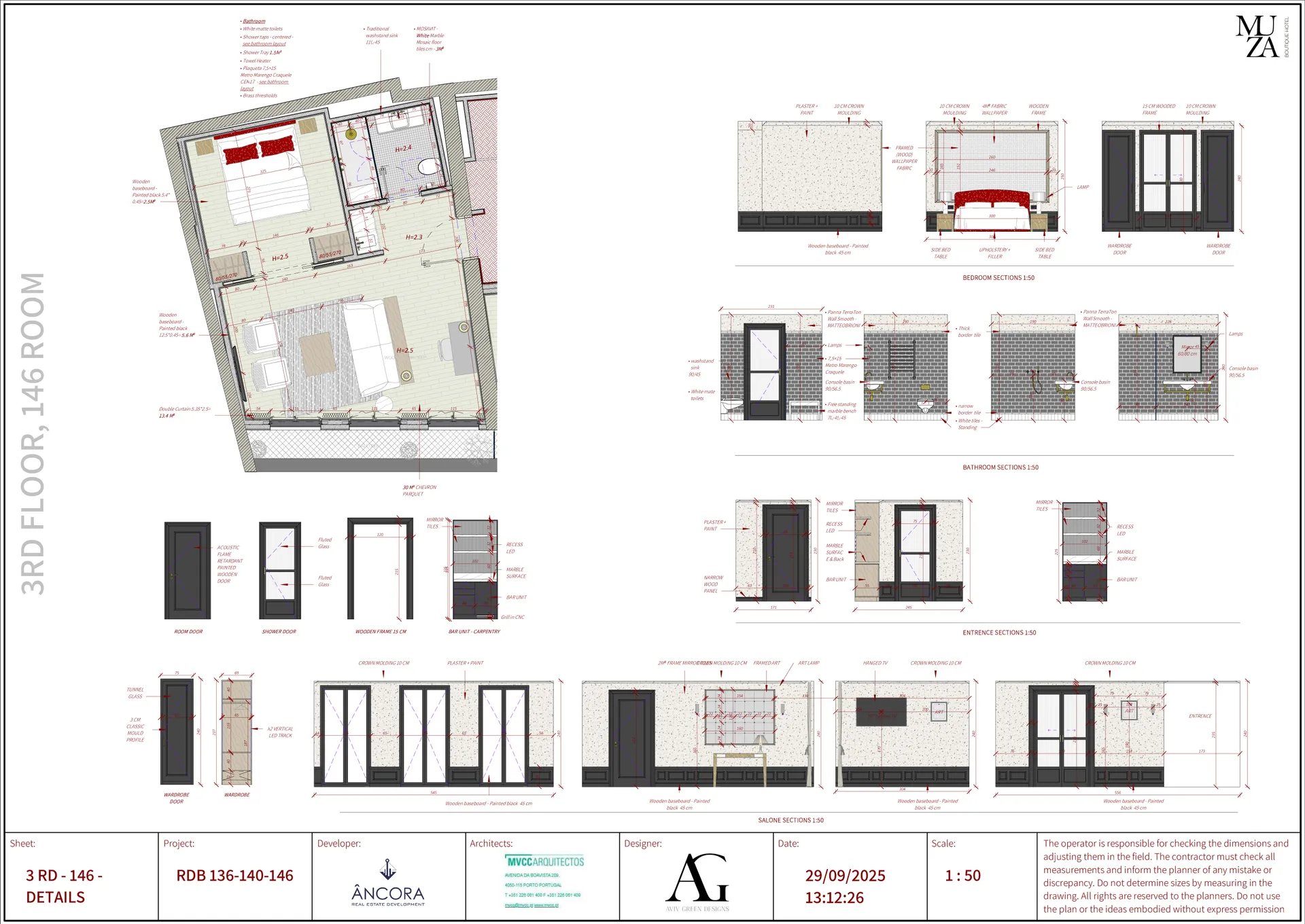 Muza Boutique hotel, Porto, Portugal — ARCHITECTURAL PLANNING (16)